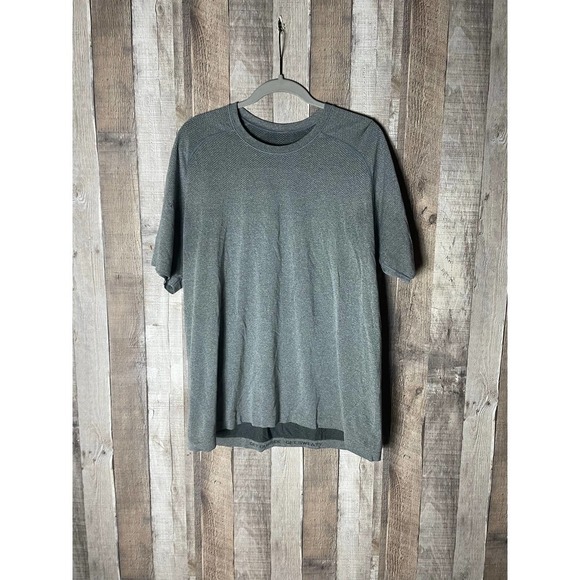 Lululemon Heather Gray Breathable Athletic Shirt XL - Picture 1 of 6